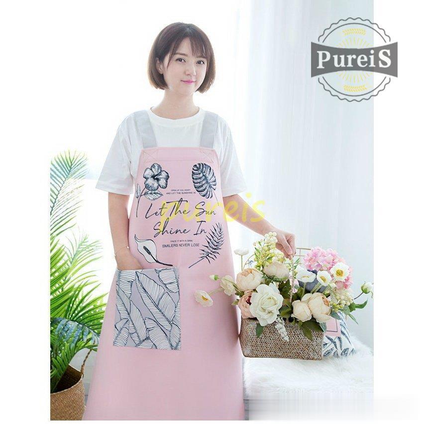 日本最大の エプロン おしゃれ キッチン ゆったり ポケット付き フェミニン 上品 ボタニカル 花柄 オシャレ柄 メンズ New ワンピース クリスマス エプロン カラー E Captains Agency