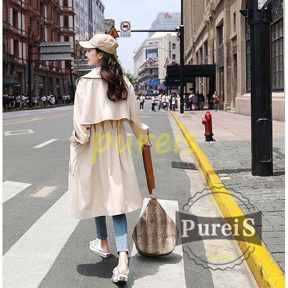 トレンチコート 秋物 レディース 40代 ロングコート 春 秋 スプリングコート 秋コート ライトアウター 大きいサイズ 秋服 春物 韓国風 アウター 30代 40代 50代 Jiangs0229 Amcx632 プレイスストア 通販 Yahoo ショッピング