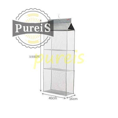 折りたたみ バッグ収納ラック 吊り下げ収納 3段式 クローゼット用 衣類収納ラック 下着物収納 ハンガーラック 収納ボックス 不織布 水洗い可能 壁掛 Jiangs1219 Cosn プレイスストア 通販 Yahoo ショッピング