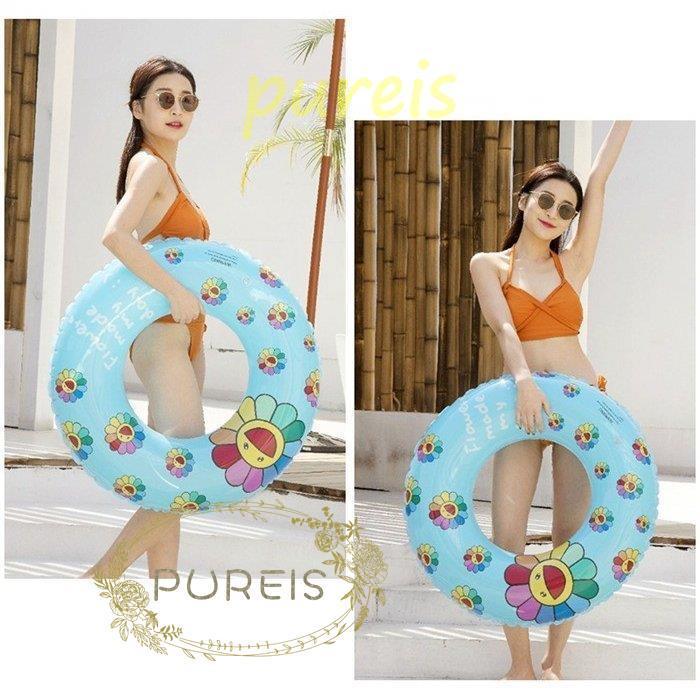 浮き輪 大人用シンプルなデザイン 可愛い浮輪リング型 直径85cm 水遊び 夏休み