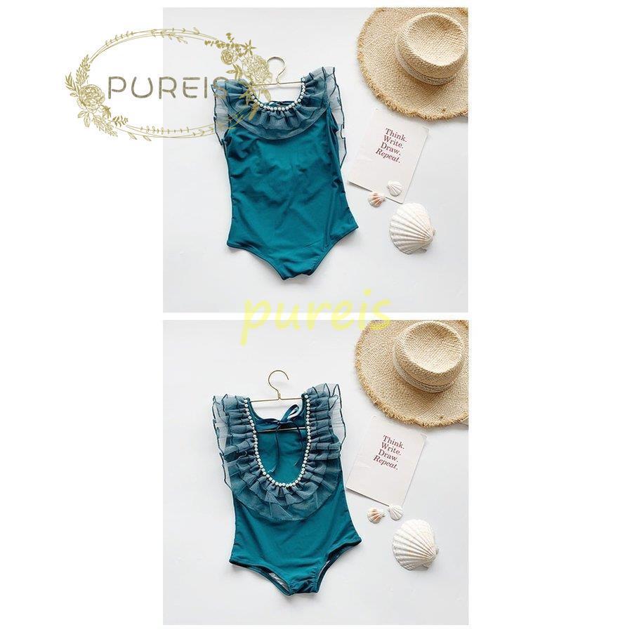 キッズ水着女の子ビキニワンピースオールインワンタイプ子供水着ジュニア女児ガールズプール海温泉アウトドア水遊び可愛いおしゃれ 注目ブランド