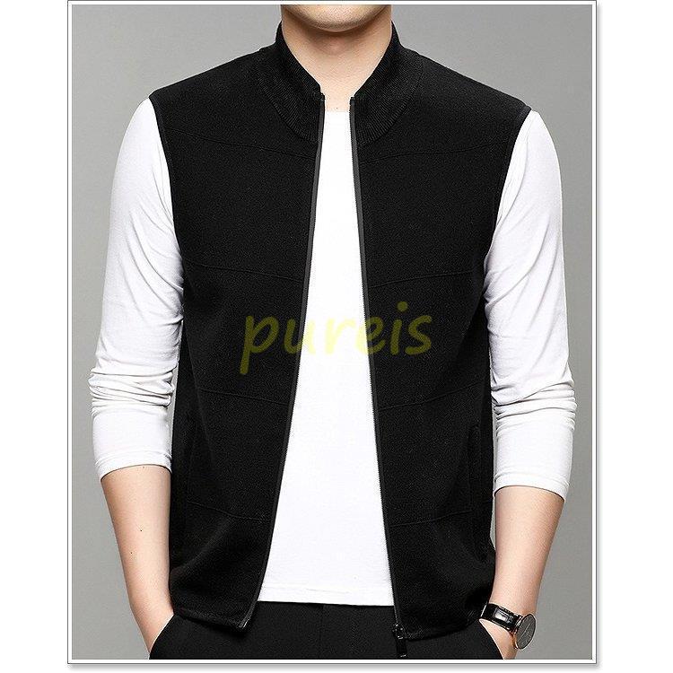 色々な 秋 春 ニットベスト メンズ ニット ベスト 冬 カジュアル ビジネス カーディガン ジレ 前開き サイズ L Www Oroagri Eu