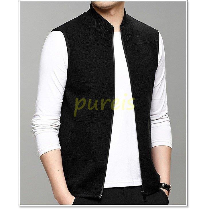 色々な 秋 春 ニットベスト メンズ ニット ベスト 冬 カジュアル ビジネス カーディガン ジレ 前開き サイズ L Www Oroagri Eu