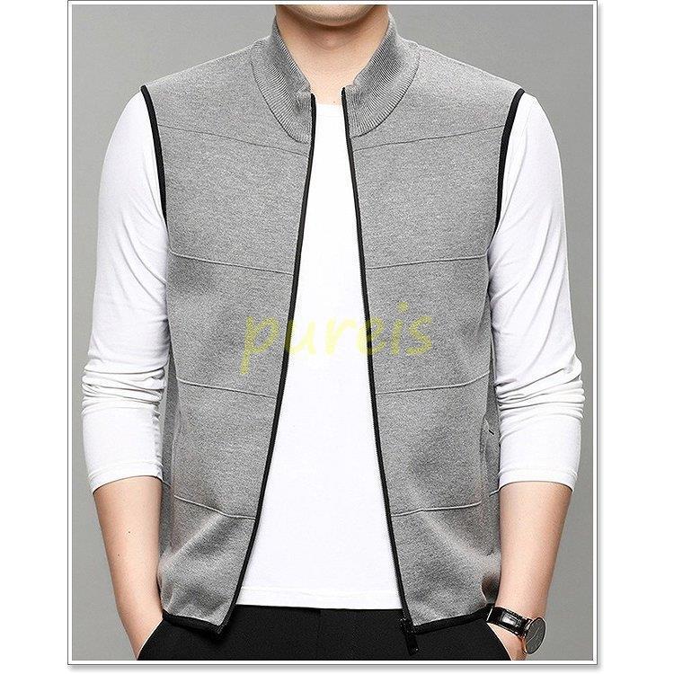 色々な 秋 春 ニットベスト メンズ ニット ベスト 冬 カジュアル ビジネス カーディガン ジレ 前開き サイズ L Www Oroagri Eu