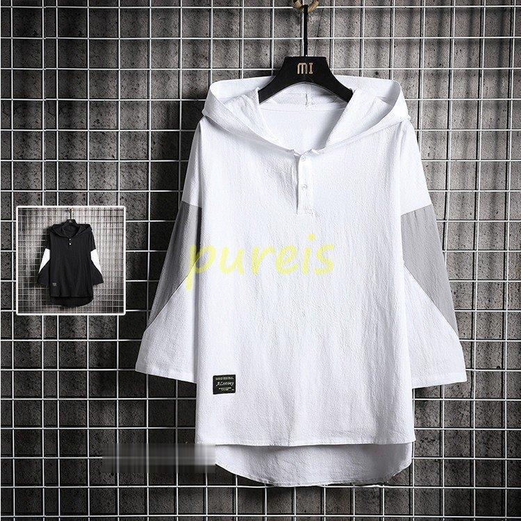 ファッション レッド系 半袖パーカー メンズ フード付き 七分丈パーカー ゆったり カジュアル 切り替え スポーツ フード付き おしゃれ 大きいサイズ 夏 22メンズファッション Ca9idzfsxj Cyd Com Gt