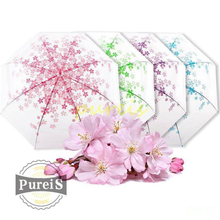 傘 長傘 ビニール傘 雨傘 透明傘 桜柄 ワンタッチ かわいい おしゃれ 軽量 丈夫 キッズ 子供用 安全傘 Kan09 Nz443 プレイスストア 通販 Yahoo ショッピング