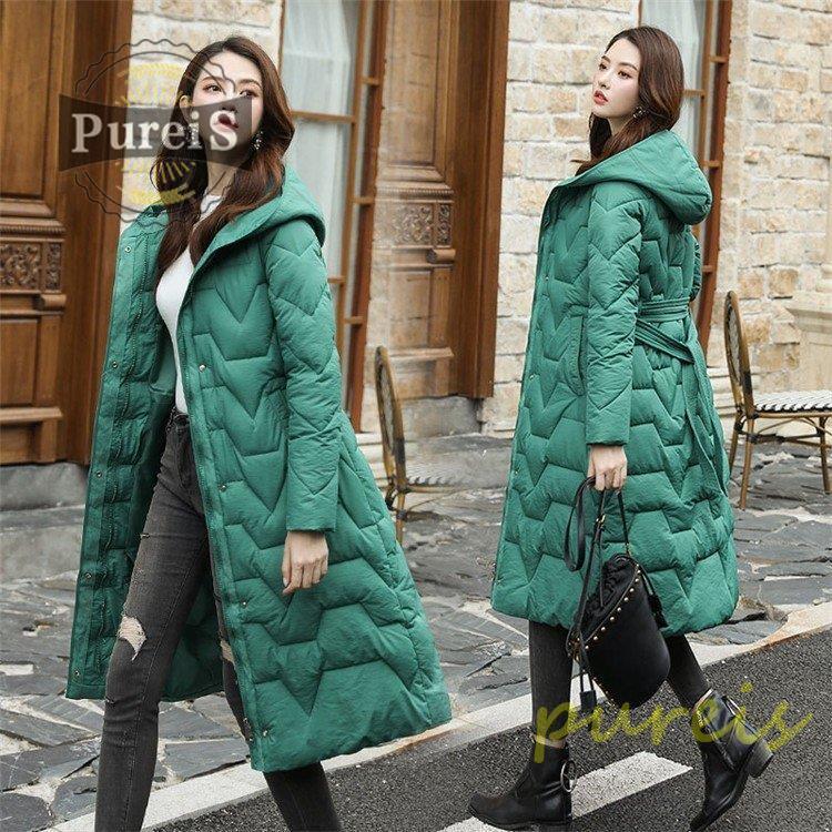 中綿ダウンコート レディース 40代 ロング丈 軽い 冬服 厚手 アウター 中綿コート 中綿ジャケット ダウン風コート フード付き 暖かい 大きいサイズ スリム 防寒 Na1110 Yrf40 プレイスストア 通販 Yahoo ショッピング