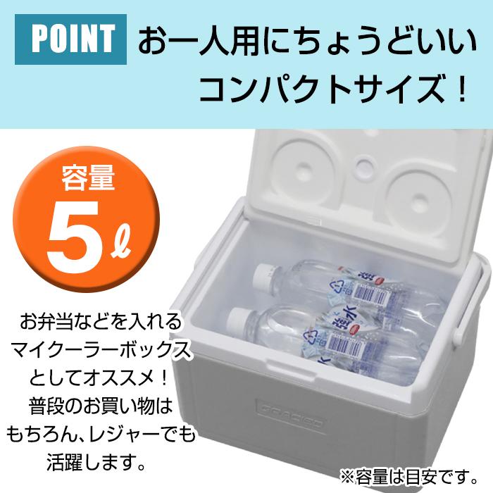 JEJアステージ クーラーボックス 5L 小型 ミニ グラシード 部活 釣り