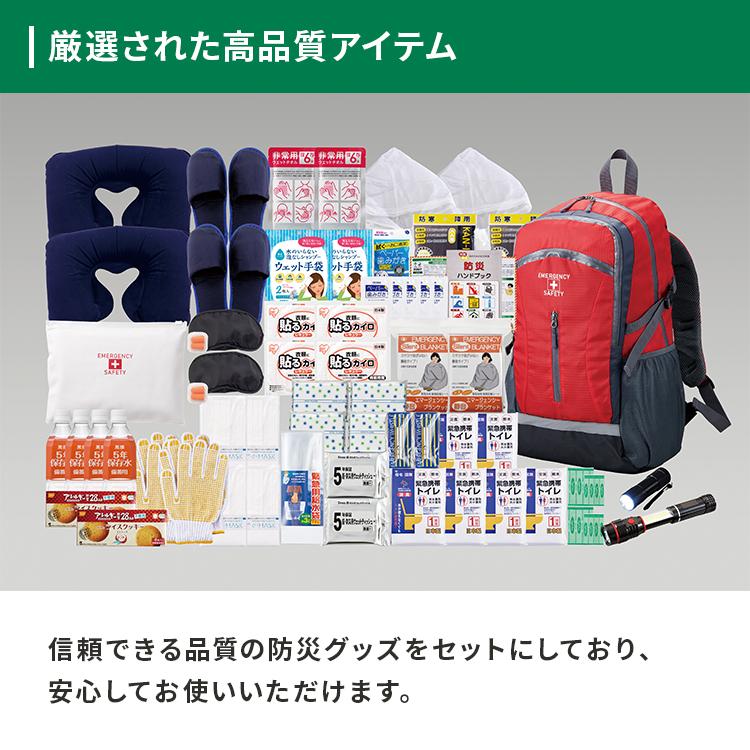 apide 【メーカー直送・代引不可】防災リュック避難セット（2人