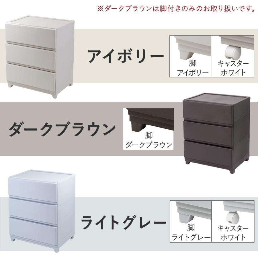 JEJアステージ （同色4個セット）収納ボックス 収納チェスト 3段