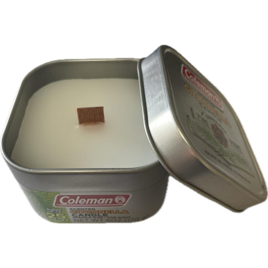 日本未発売 コールマンColeman レトロ缶 虫よけキャンドル◇シトロネラ