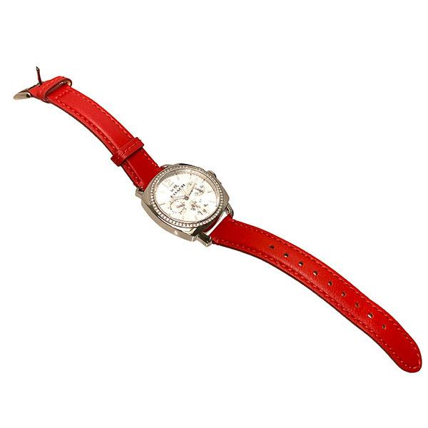 全品ポイント5倍 コーチ Coach 腕時計 レディース アウトレット 本革 レッド シルバー ボーイフレンド ウォッチ レッド コーチ Coach 0616 Purely Shop 通販 Yahoo ショッピング