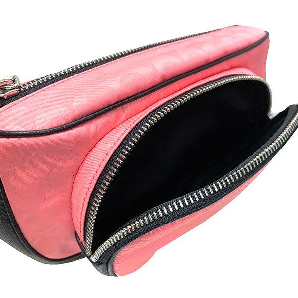 コーチ バッグ レディース 全品ポイント2倍 Coach ボディバッグ シグネチャー ナイロン コート ベルト バッグ 1685 Svqri ピンクレモネード 1685 Svqri Purely Shop 通販 Yahoo ショッピング