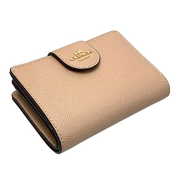 COACH（コーチ） 国内発送 財布 レディース 折り財布 クロスグレイン