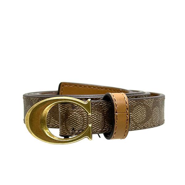 COACH コーチ ベルト レディース 18MM シグネチャー バックル M COACH コーチ ベルト レディース 18MM シグネチャー バックル M
