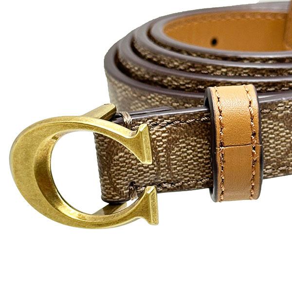 COACH コーチ ベルト レディース 18MM シグネチャー バックル M COACH コーチ ベルト レディース 18MM シグネチャー バックル M