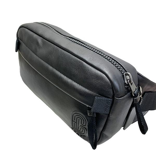 新品✨コーチ COACH ボディバッグ レキシーアンドキャリッジ レザー 黒 COACH コーチ ボディバッグ レザー レーサーパック ブラック