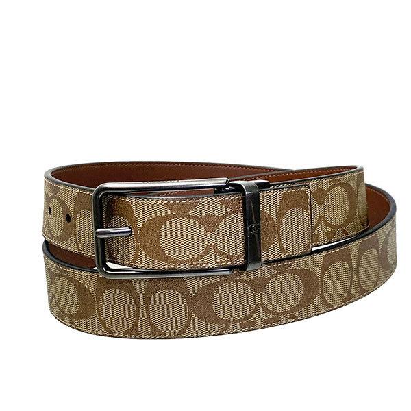 COACH（コーチ） 国内発送 ベルト メンズ シグネチャー スクエア