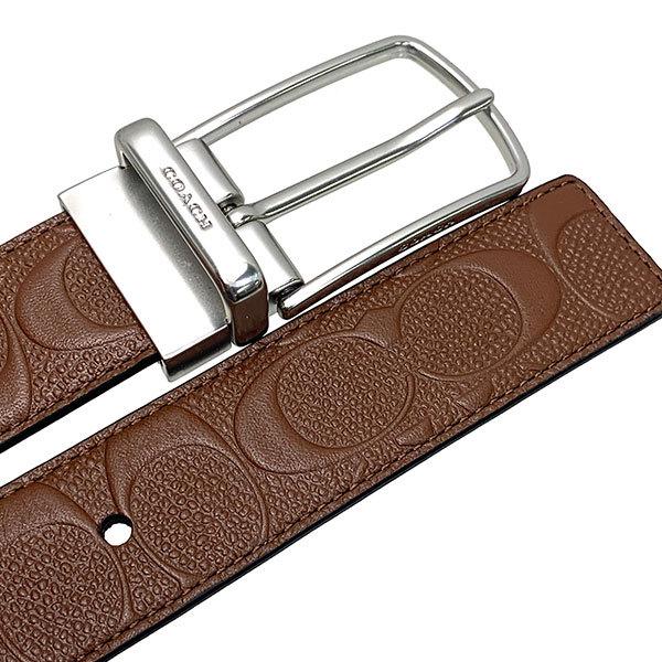 COACH（コーチ） 国内発送 ベルト メンズ レザー スキニー バックル