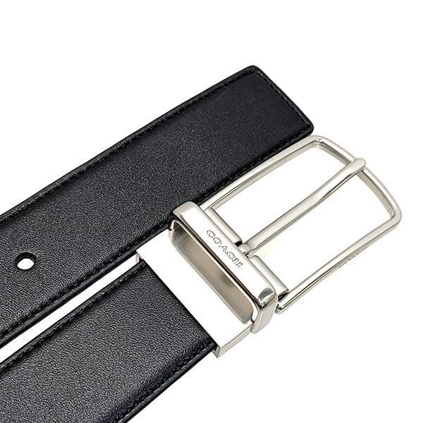 COACH（コーチ） 国内発送 ベルト メンズ レザー スキニー バックル