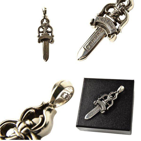 [正規品最安値] クロムハーツ　ラージダガー　ダブルダガー　ラージクロス CHROME HEARTS 新品 正規品 クロムハーツ メンズ レディース