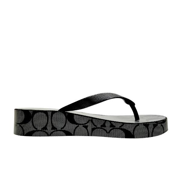 新品☆COACH コーチ サンダル スリッパ 黒 ロゴ ビーチサンダル ブラック 楽天市場】コーチ ビーチサンダル レディース おしゃれ 痛くない