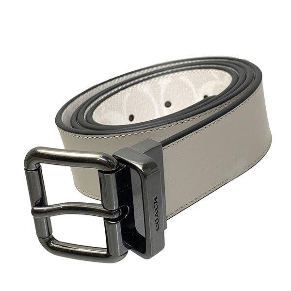 コーチ ベルト メンズ 全品ポイント2倍 Coach 小物 38mm シグネチャー ローラー リバーシブル C1509 Qbs1x チョーク ボーン 70 Off
