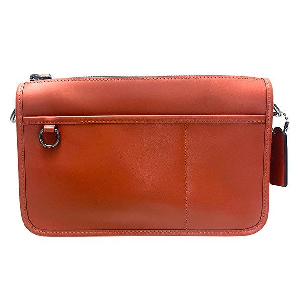 美品 コーチ ヘリテージ ショルダーバッグ 斜め掛け レザー メンズ 茶 ロゴ COACH（コーチ） 国内発送 バッグ メンズ ショルダーバッグ レザー