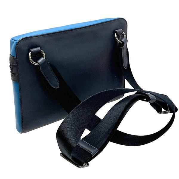 ショルダーレザーバッグ ボディー C1606 QBS6B オーシャンブルー | www