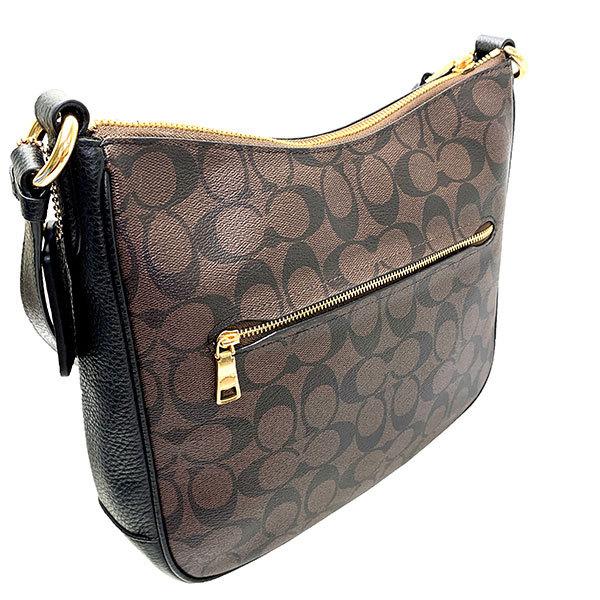 COACH レザー スリングバッグ ブラウン/ブラック（最終値下げ！） COACH F71344 Camden leather Sling Pack カムデン レザー スリング