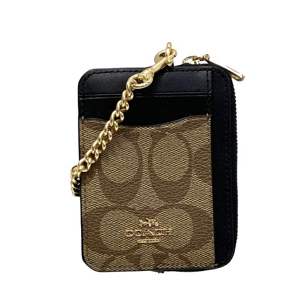 COACH 国内発送 コーチ 財布 レディース コインケース ブロック