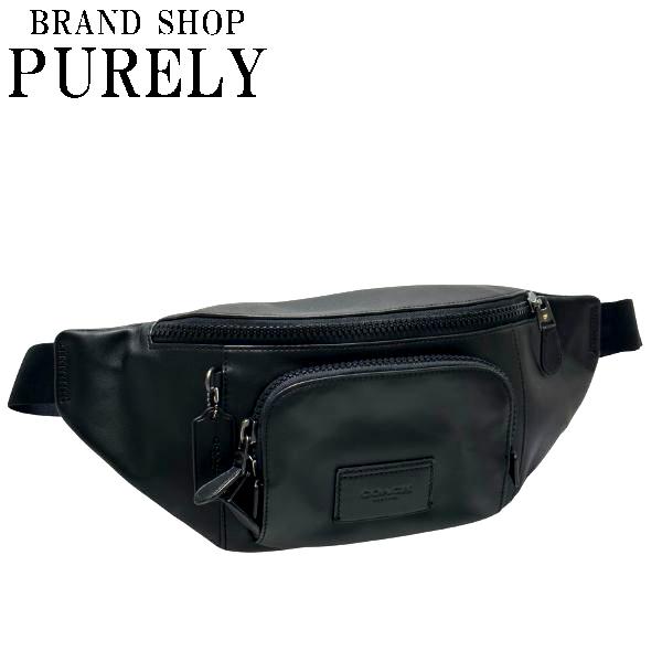 送料無料 コーチ バッグ メンズ 全品ポイント2倍 Coach ボディバッグ レザー トラック ベルト バッグ C2716 Qb Bk ブラック C2716 Qbbk Purely Shop 通販 Yahoo ショッピング