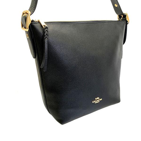 【美品】COACH ブラックレザー ダッフルバッグ コーチ COACH オールドコーチ レザー ダッフルショルダーバッグ
