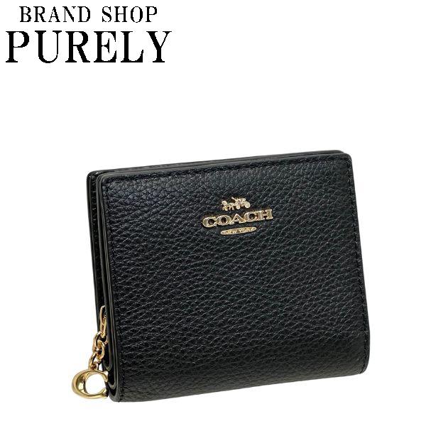 COACH（コーチ） 国内発送 財布 レディース 折り財布 ペブルド レザー