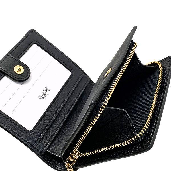 COACH（コーチ） 二つ折り財布 レディース 財布 ペブル レザー