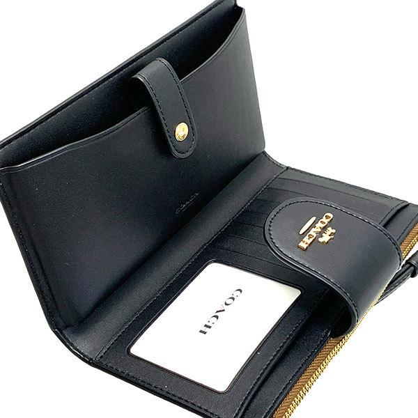 コーチ 財布 レディース 全品ポイント2倍 Coach 折り財布 シグネチャー テック ウォレット C2874 Imaa8 ブラウン ブラック C2874 Imaa8 Purely Shop 通販 Yahoo ショッピング