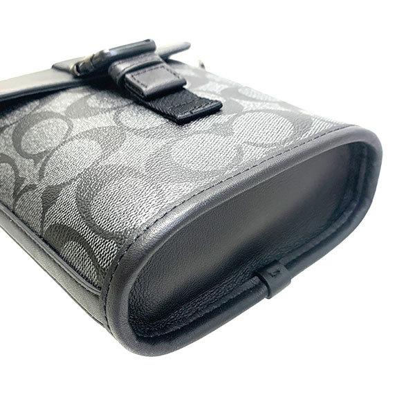 COACH C3134 ショルダーバッグ　シグネチャー トラック スモール フラップ クロスボディ シグネチャー