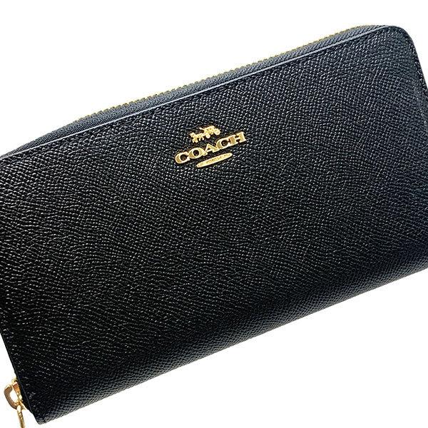 COACH　コーチ　C3441　長財布　ストラップ付き　ブラック　IMBLK COACH コーチ 財布 長財布 C3441 IMBLK ストラップ付 ラウンド