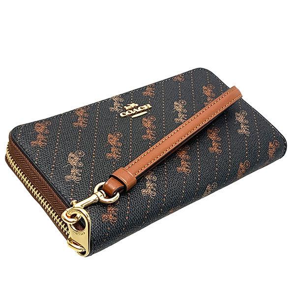 コーチ 財布 レディース COACH 長財布 ホース アンド キャリッジ 