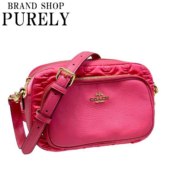 コーチ バッグ ショルダーバッグ レディース クロスボディー 全品ポイント2倍 Coach ショルダーバッグ ルーシュド ナイロン バッグ C4095 クロスボディー C4095 Imnog Imnog Shop Purely コート コンフェティピンク フィレンツェ の