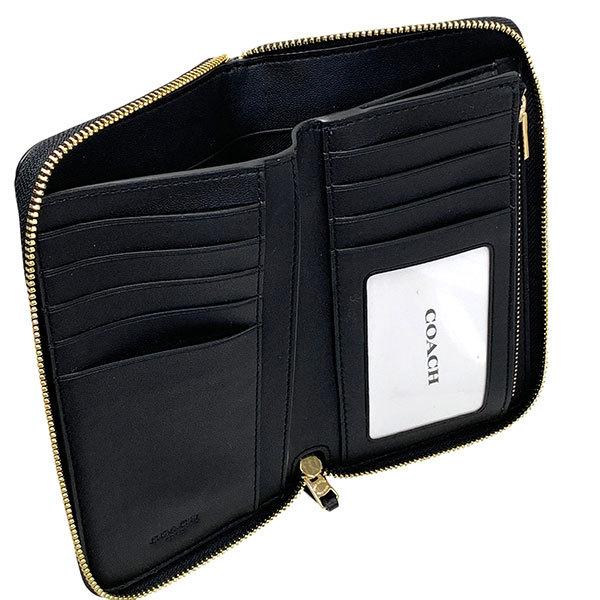 【新品】コーチ COACH 財布 レディース 4124-imblk COACH（コーチ） 国内発送 財布 レディース 折り財布 ペブルド レザー