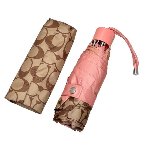COACH コーチ 折りたたみ傘 かさ UVカット シグネチャー ミニ COACH コーチ 折りたたみ傘 かさ UVカット シグネチャー ミニ