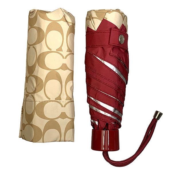COACH（コーチ） 国内発送 傘 折りたたみ傘 小物 UVカット