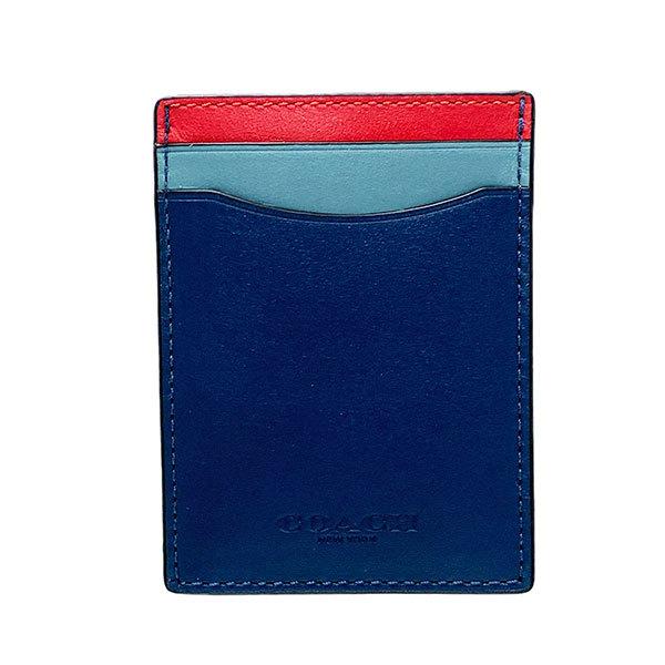 COACH（コーチ） 国内発送 カードケース メンズ カラーブロック レザー