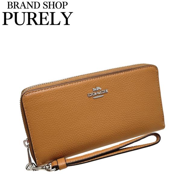 COACH（コーチ） 国内発送 財布 レディース 長財布 ペブルド レザー