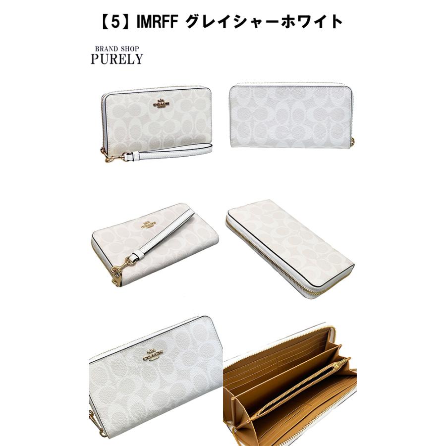 コーチ 財布 レディース COACH 長財布 シグネチャー ロング ジップ アラウンド ウォレット C4452 財布 コーチ 長財布 送料無料｜purely｜17