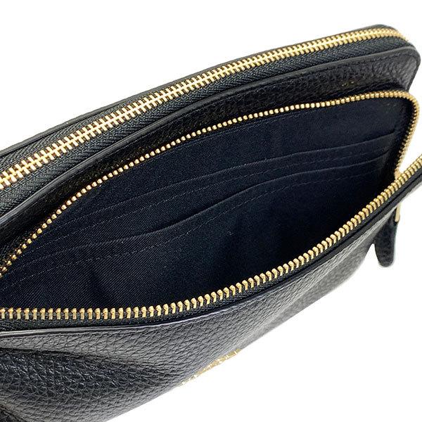 COACH 国内発送 コーチ 財布 レディース ポーチ ペブルド レザー