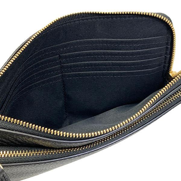 COACH 国内発送 コーチ 財布 レディース ポーチ ペブルド レザー