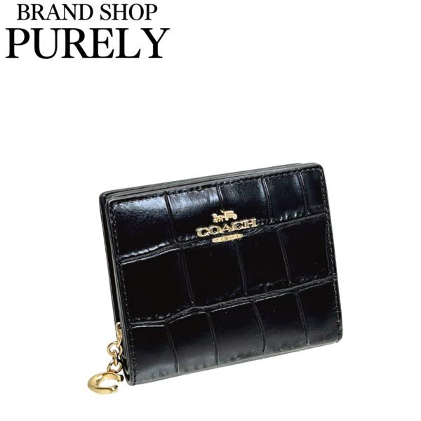 COACH（コーチ） 国内発送 財布 レディース 折り財布 クロコダイル