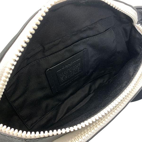 極美品✨　コーチ　ボデイバッグ　シグネチャー　レザー　トラック COACH（コーチ） 国内発送 バッグ メンズ ボディバッグ シグネチャー